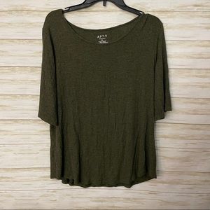 Apt. 9 women’s Half sleeve shirt size XL